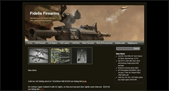 Desktop Screenshot of fidelisfirearms.com