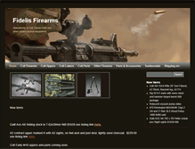 Tablet Screenshot of fidelisfirearms.com